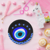Assiettes En Carton Evil Eye Talisman & arabe Amulet /turc, grec (Fête)