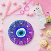 Assiettes En Carton Evil Eye Talisman & arabe Amulet /turc, grec (Fête)