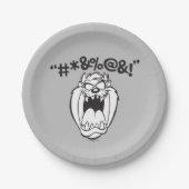 Assiettes En Carton Exemplaires de crie TAZ™ (Devant)