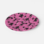 Assiettes En Carton Exercice de musculation Sport Parties scintillant  (Angle)