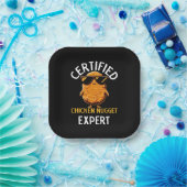 Assiettes En Carton Expert certifié en nugget de poulet (Fête)
