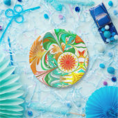 Assiettes En Carton Explosion de Citrus (Fête)