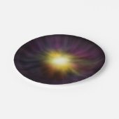 Assiettes En Carton Explosion de l'oeuvre spatiale numérique Cool Star (Angle)