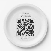 Assiettes En Carton Exposition d'artiste personnalisable Ouverture du (Devant)