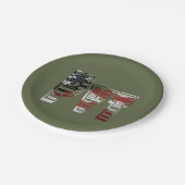 Assiettes En Carton Extraordinaire patriotique militaire unique (Angle)