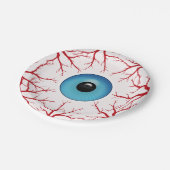 Assiettes En Carton Eyeball déplaisant Bloodshot (Angle)
