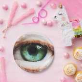 Assiettes En Carton Eyeball effrayant & Halloween Oeil Vert /Zombie éf (Fête)