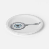 Assiettes En Carton Eyeball Magnification Verre amusant Inspection des (Angle)