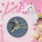 Assiettes En Carton F-22 Raptor Fighter Jet (Fête)