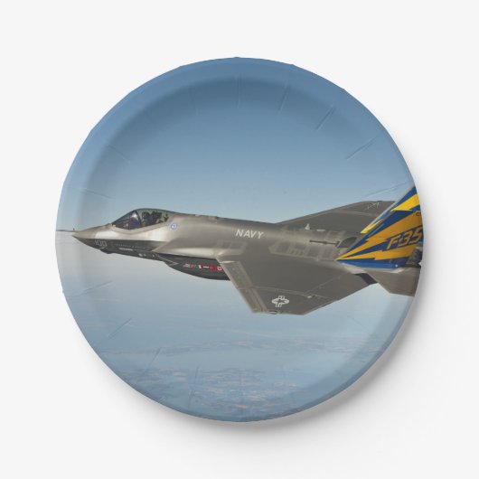 Assiettes En Carton F-35 Éclair II (Devant)