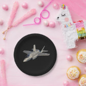 Assiettes En Carton F-35 Lightning II Panther Jet Fighter (Fête)