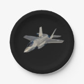 Assiettes En Carton F-35 Lightning II Panther Jet Fighter (Devant)