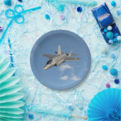 Assiettes En Carton F-35 Lightning II Panther Jet Fighter dans le ciel (Fête)
