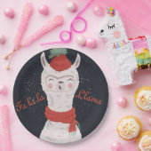 Assiettes En Carton Fa la Llama Noël (Fête)