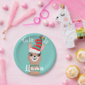Assiettes En Carton fa la llama Noël Plaques de Noël (Fête)