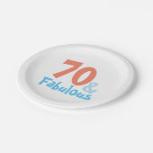 Assiettes En Carton Fabuleuse fête d'anniversaire (Angle)