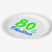 Assiettes En Carton Fabuleux Nouvel Anniversaire De Neon (Angle)