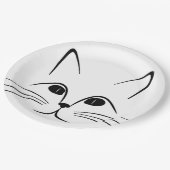 ASSIETTES EN CARTON FACE CAT (Angle)