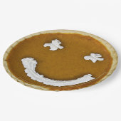 Assiettes En Carton Face citrouille (Angle)