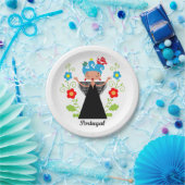 Assiettes En Carton Fado chanteuse avec caravelle portugaise (Fête)