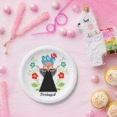 Assiettes En Carton Fado chanteuse avec caravelle portugaise (Fête)