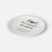 Assiettes En Carton Faire sauter le champagne nous faisons toujours du (Angle)