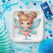 Assiettes En Carton Fairy Birday Party (Fête)