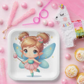 Assiettes En Carton Fairy Birday Party (Fête)