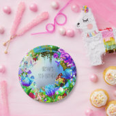 Assiettes En Carton Fairy Forest Enchanted Magique fête d'anniversaire (Fête)