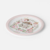 Assiettes En Carton Fairy Magical Forest Garden Baby shower fille (Angle)