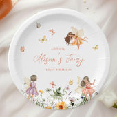 Assiettes En Carton Fairy Premier anniversaire