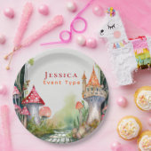Assiettes En Carton FAIRYCORE Princess Fairytale Castle Kingdom Person (Fête)