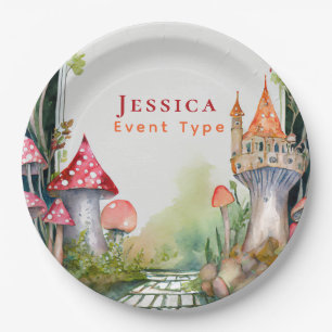 Assiettes En Carton FAIRYCORE Princess Fairytale Castle Kingdom Person