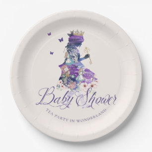Assiettes En Carton Fairytale Baby shower Tea Party au pays des mervei