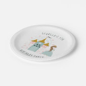 Assiettes En Carton Fairytale Princess Anniversaire (Angle)