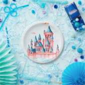 Assiettes En Carton Fairytale Princess Castle (Fête)