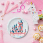 Assiettes En Carton Fairytale Princess Castle (Fête)