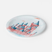 Assiettes En Carton Fairytale Princess Castle (Angle)