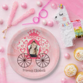 Assiettes En Carton Fairytale Royal Princess Carriage Girl Anniversair (Fête)