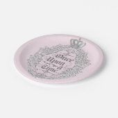 Assiettes En Carton Fairytale Vintage Une Fois Sur Princess Crown Plaa (Angle)