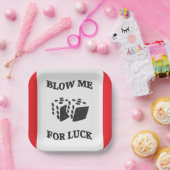 ASSIETTES EN CARTON FAIS-MOI LA CHANCE (Fête)