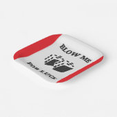 ASSIETTES EN CARTON FAIS-MOI LA CHANCE (Angulaire)