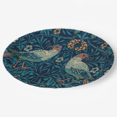 Assiettes En Carton Faisans William Morris (Angle)