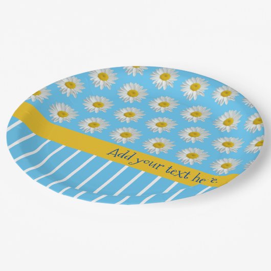 Assiettes En Carton Faisceaux d'été et Cool rayures Plaque en papier (Angle)