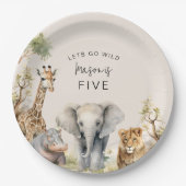 Assiettes En Carton Faisons sauter | Parti Anniversaire de enfant (Devant)