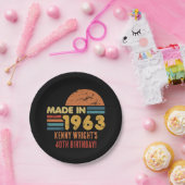 Assiettes En Carton Fait En 1963 60e Anniversaire (Fête)