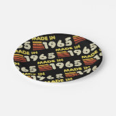 Assiettes En Carton Fait En 1965 60e Anniversaire (Angle)