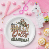 Assiettes En Carton Faites un Noël Holly Dolly (Fête)