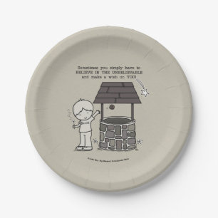 Assiettes En Carton Faites un voeu sur vous !