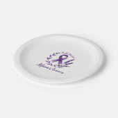 Assiettes En Carton Faith Hope Love Alzheimer's Awareness Dragonfly (1 (Angle)
